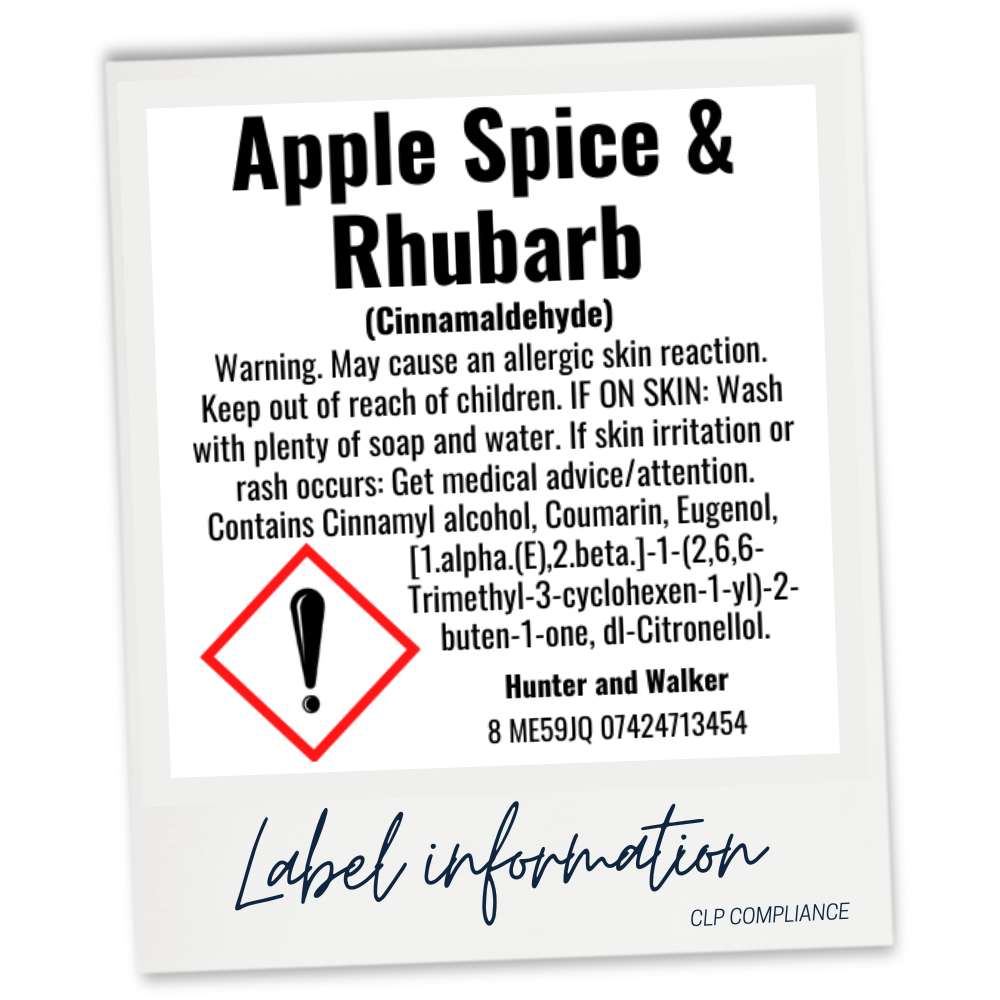 Apple Spice and Rhubarb CLP website information