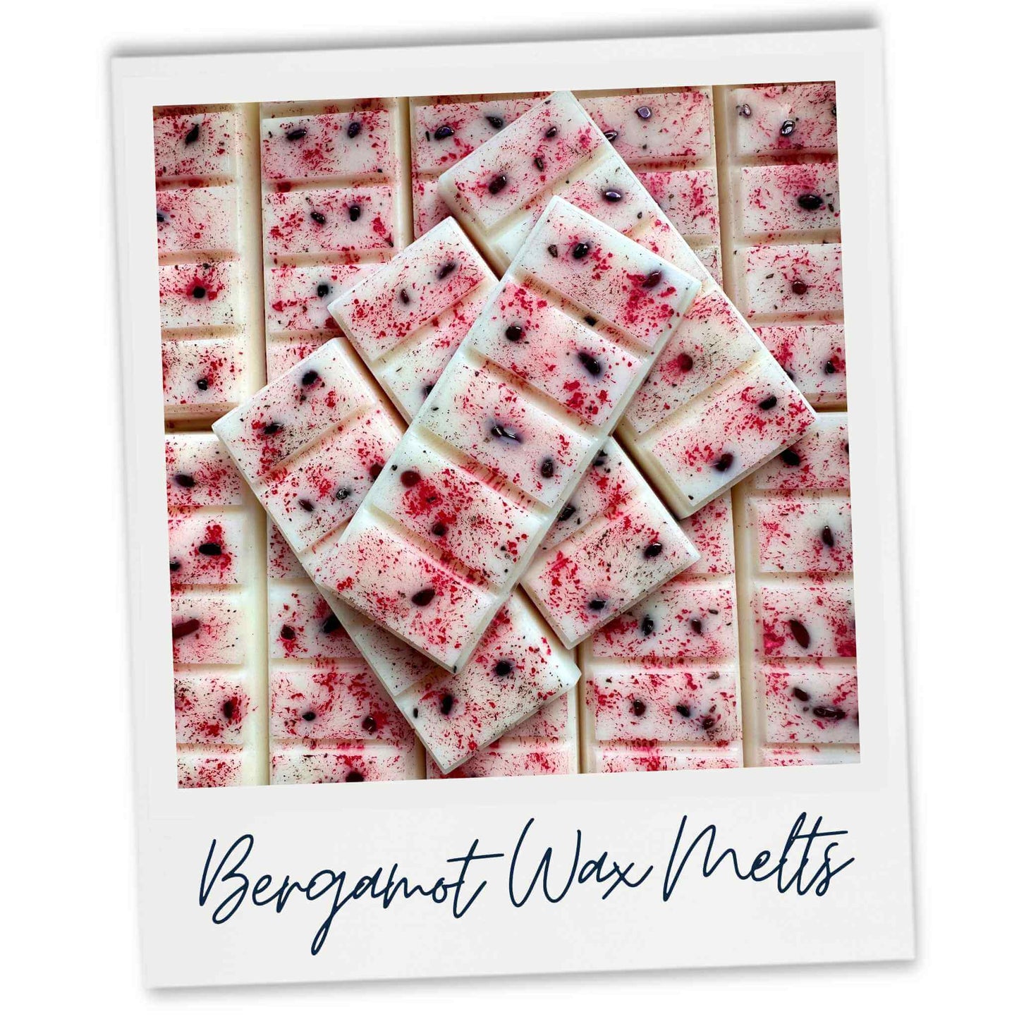 Bergamot wax melts stack of many snap bars
