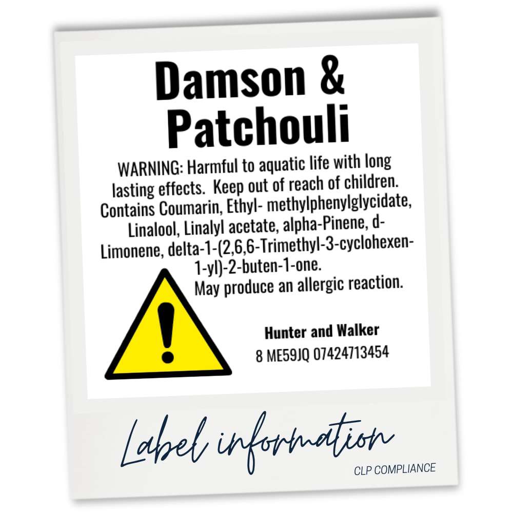 Damson and Patchouli wax melts