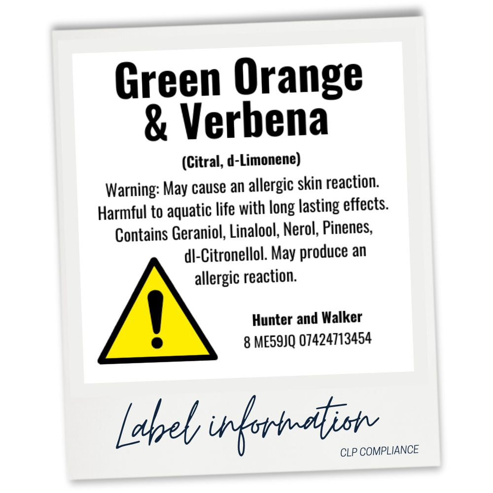 Green Orange and Verbena CLP website information