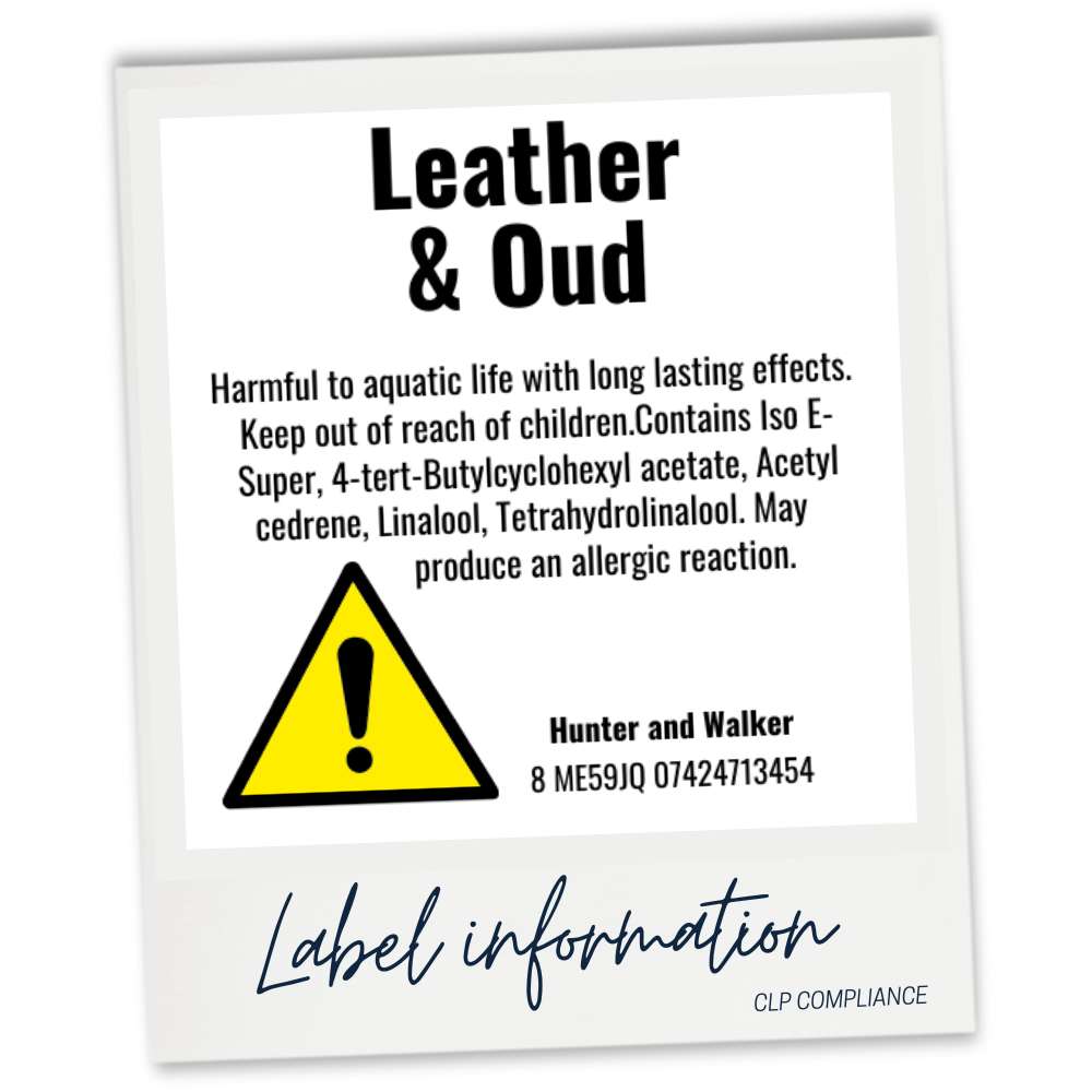 Leather and Oud CLP website information