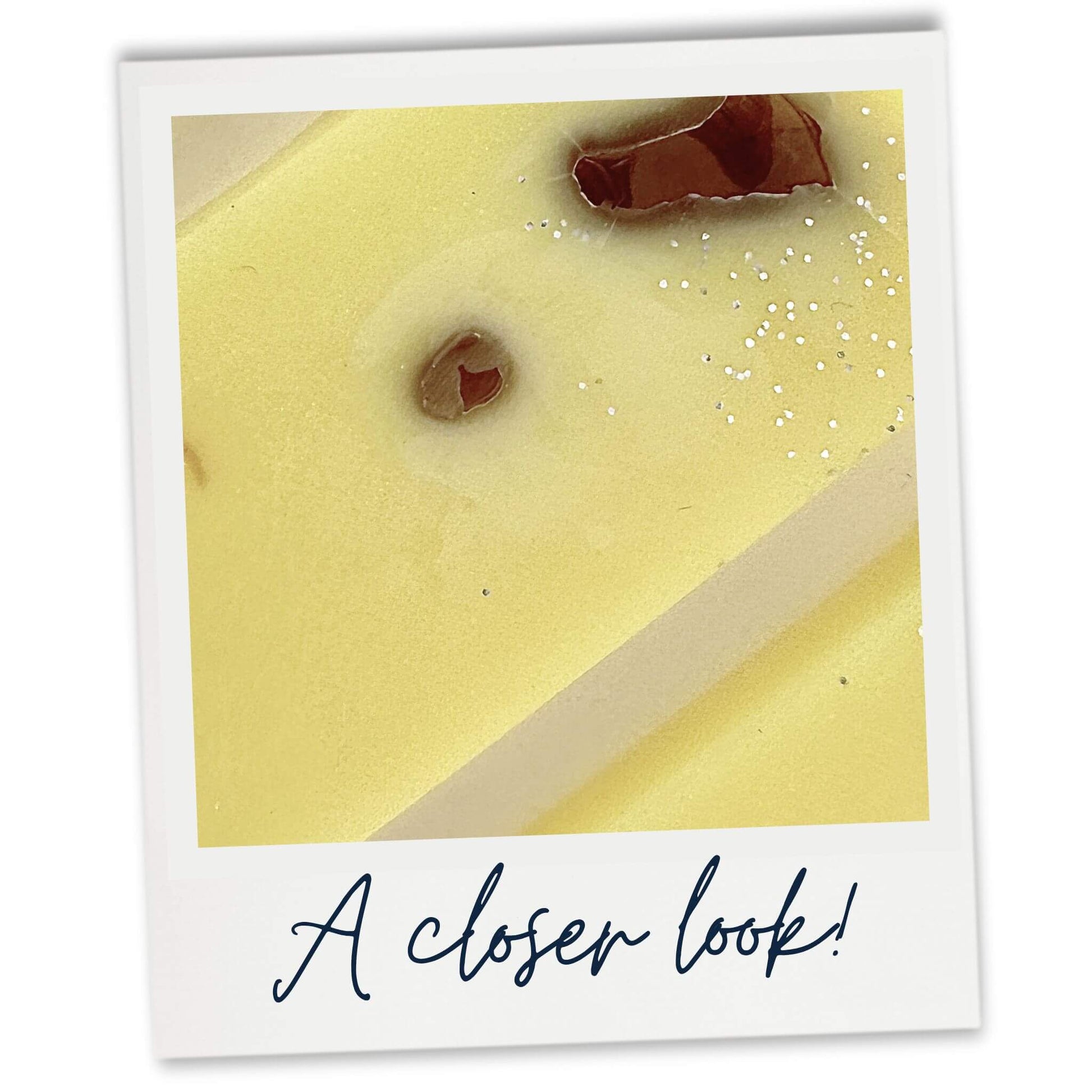 Lemon Spa Wax Melt close up look