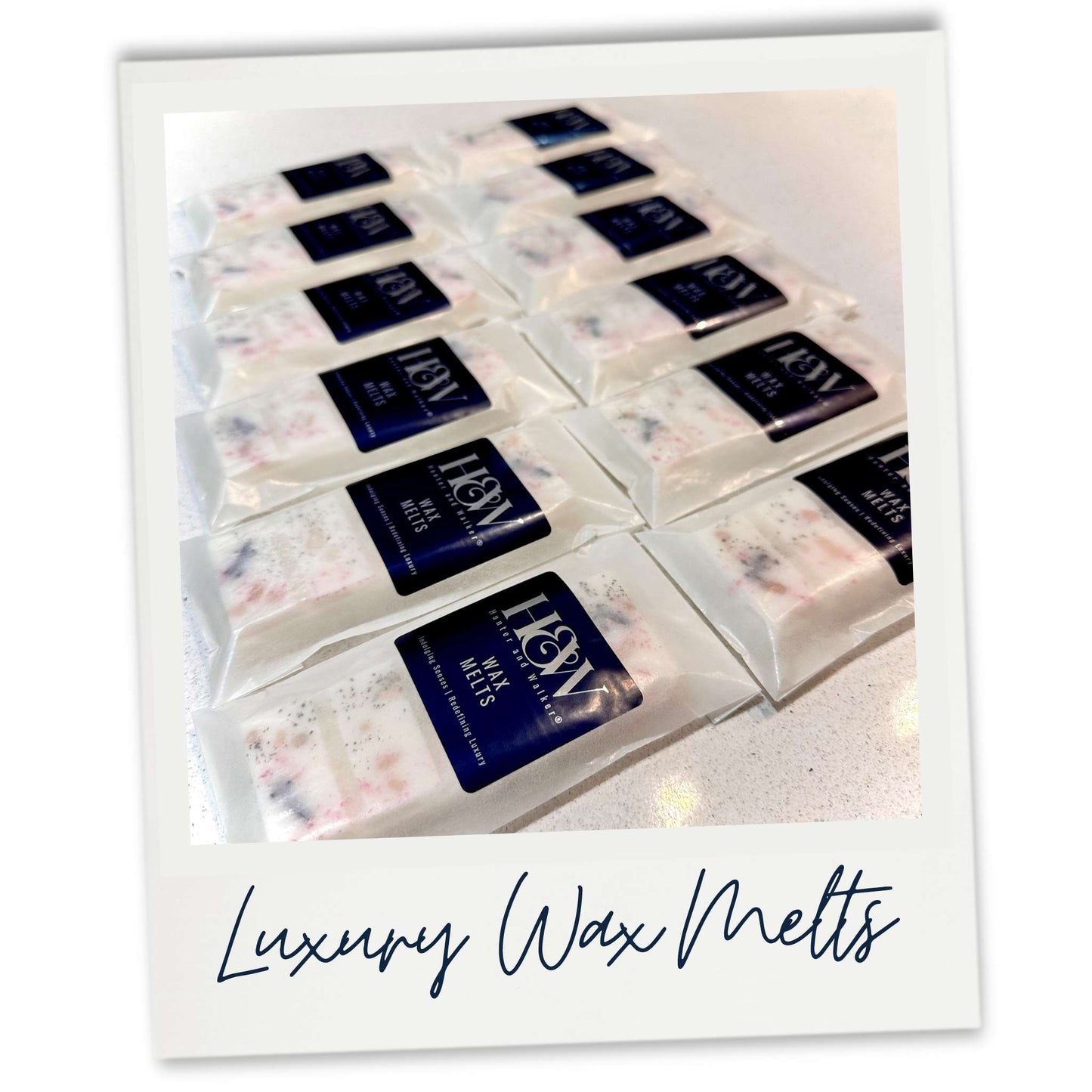 Luxury wax melts in packaging