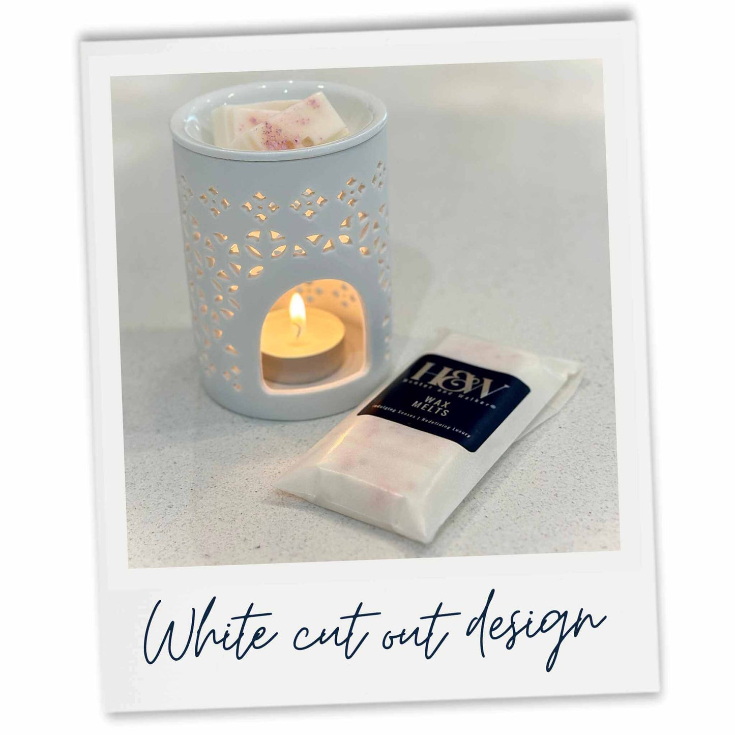 White Wax Melt Burner