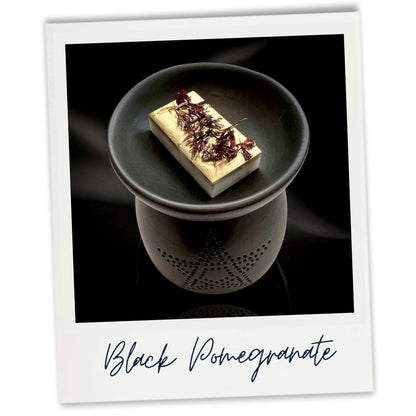 Black Wax warmer with wax melt