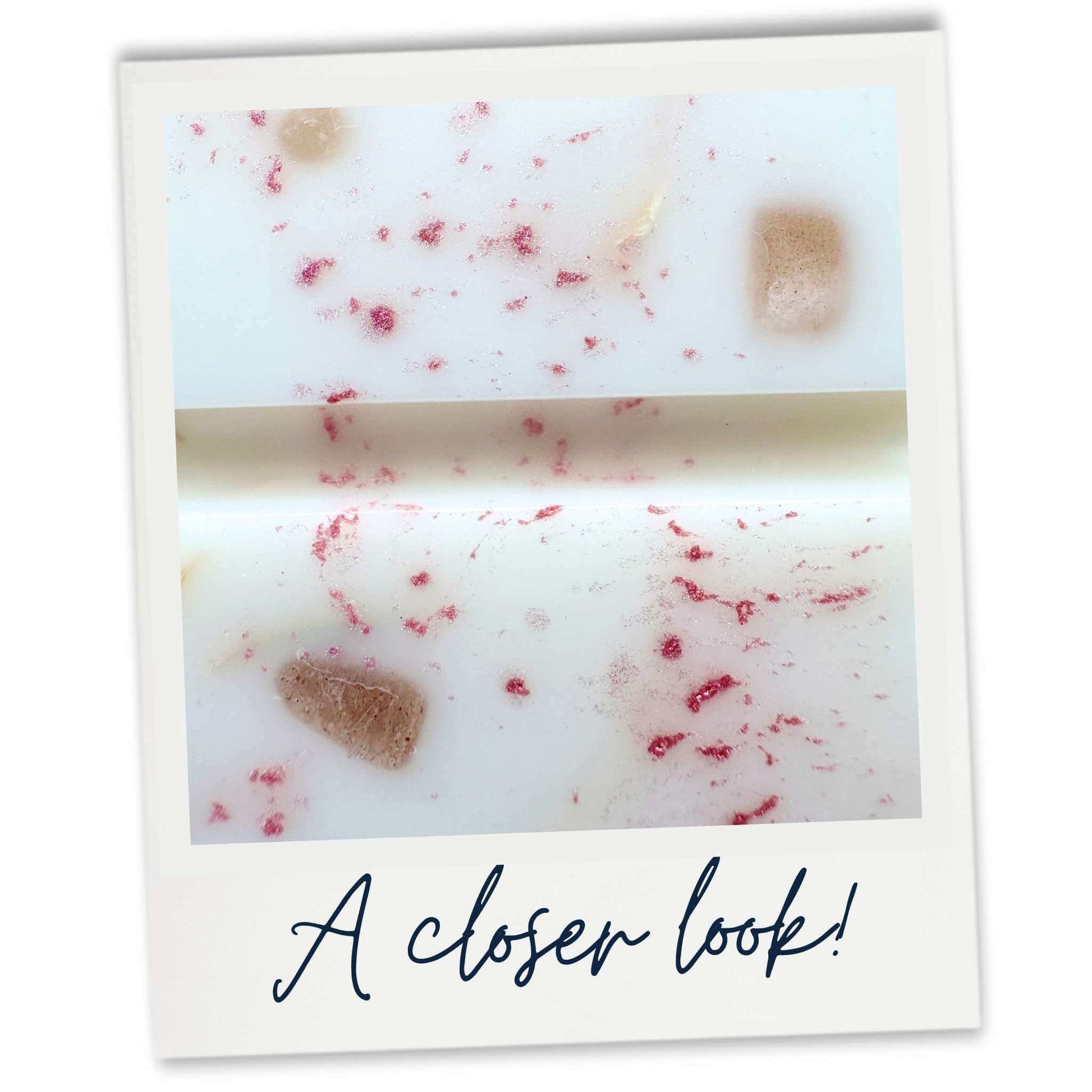 Jasmine Wax Melt Polaroid closer look