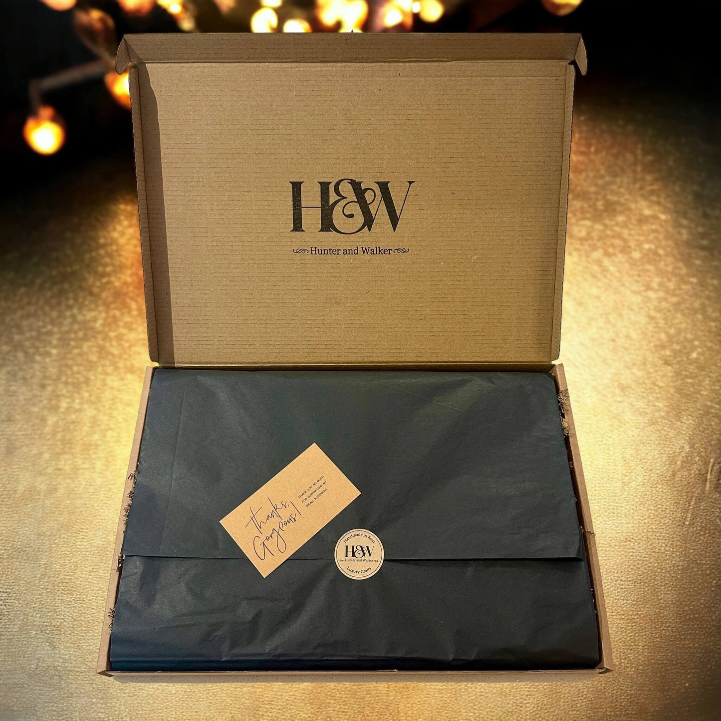 Luxury wax snap bar selection gift box internal packaging