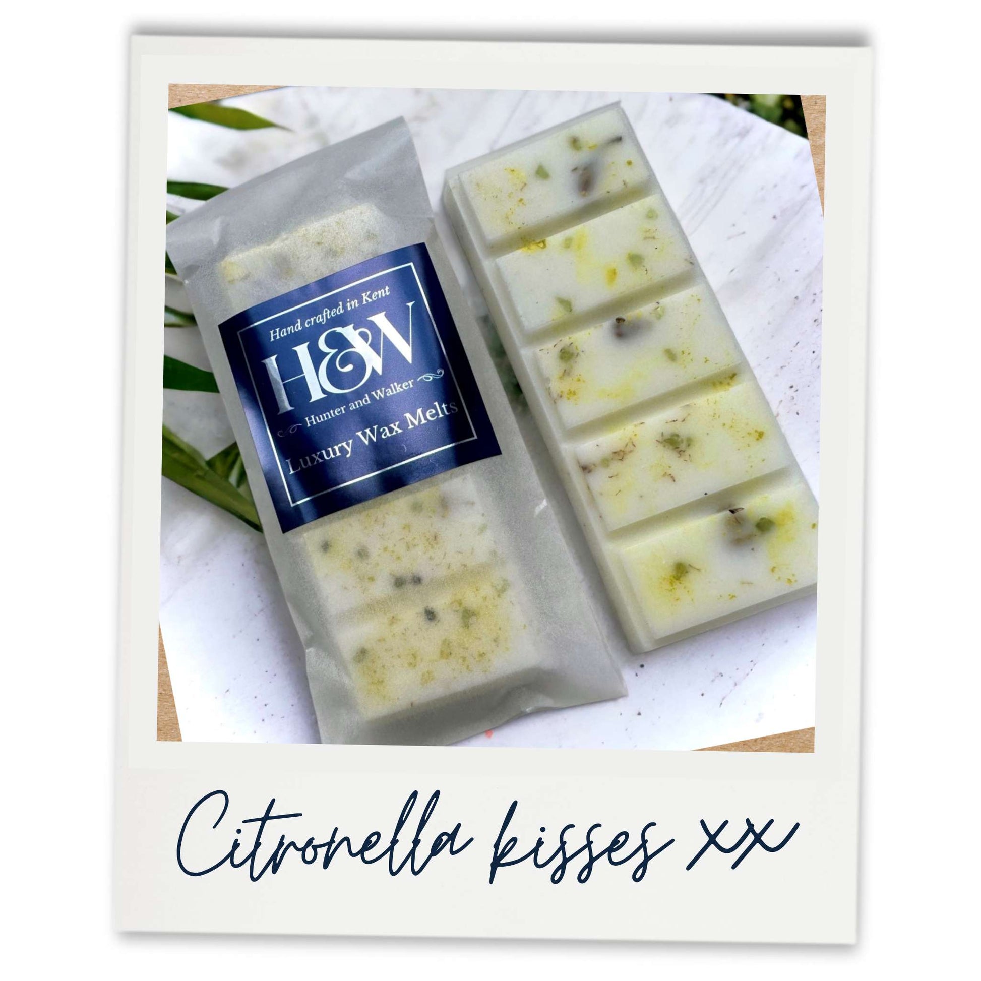 Our natural mosquito wax melts with Citronella and Lemongrass essential oils are super boosted with all natural Citrepel to repel mosquitoes and insects