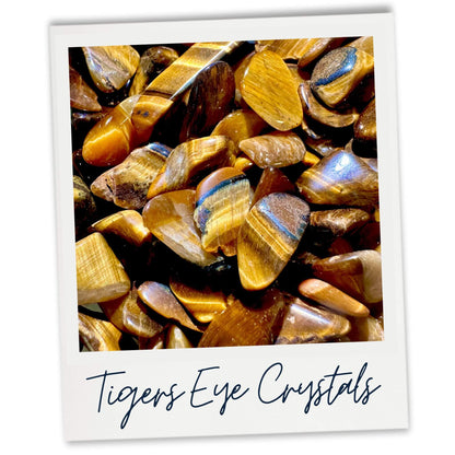 Tigers Eye crystal chips 