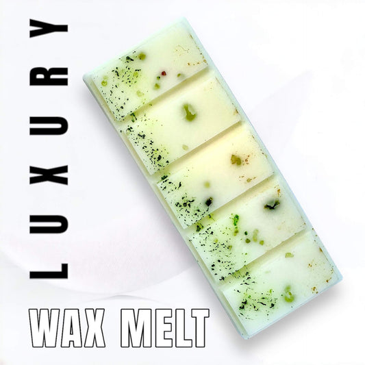 Lemongrass and Ginger luxury Wax Melt main image. Odour cleansing and invigorating, the perfect wax melt fragrance for kitchens and home offices.